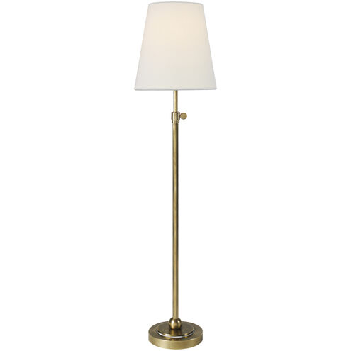 Thomas O'Brien Bryant 24.5 inch 60 watt Hand-Rubbed Antique Brass Table Lamp Portable Light in Linen