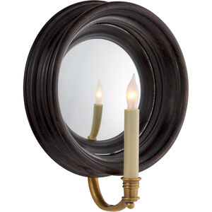 Chapman & Myers Chelsea Ref 1 Light 10.25 inch Tudor Brown Stain Reflection Sconce Wall Light, Medium