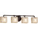 Alabaster Rocks Bronx LED 35 inch Dark Bronze Bath Bar Wall Light in 2800 Lm LED, Rectangle