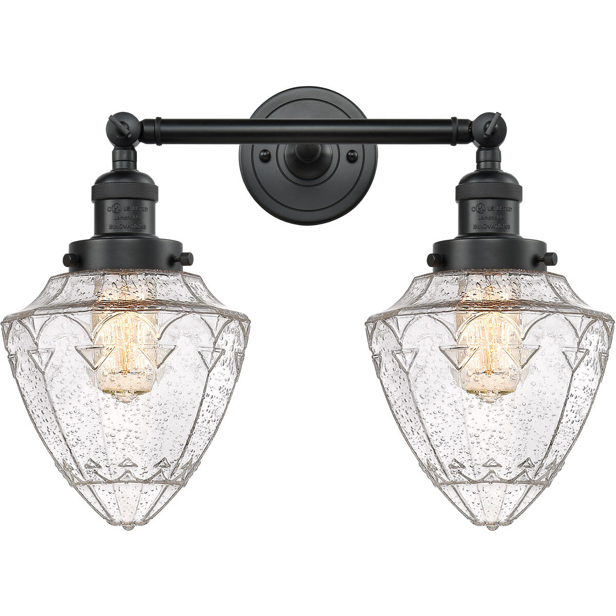 Franklin Restoration Bullet LED 18 inch Matte Black Bath Vanity Light Wall Light