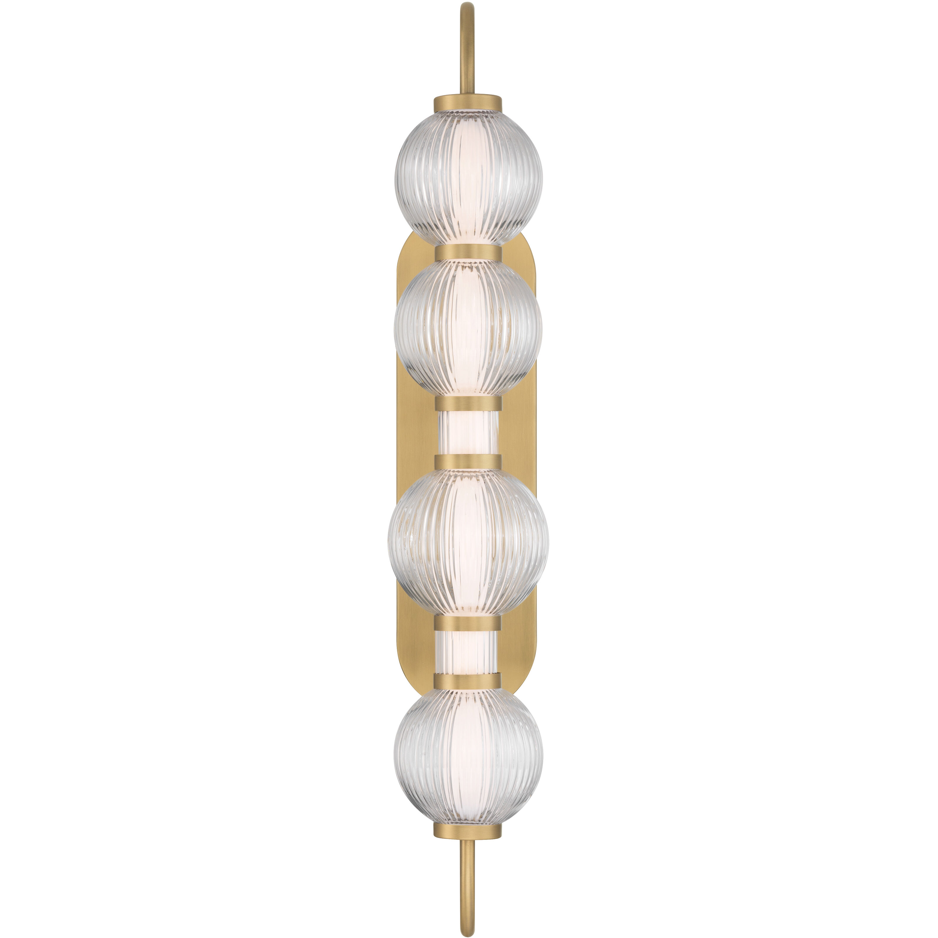 Cordel LED 5.25 inch Legacy Brass Wall Sconce Wall Light