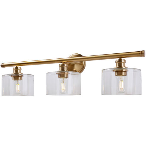 Zane 3 Light 32.75 inch Bathroom Vanity Light