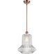 Ballston Springwater 1 Light 12 inch Antique Copper Pendant Ceiling Light, Ballston