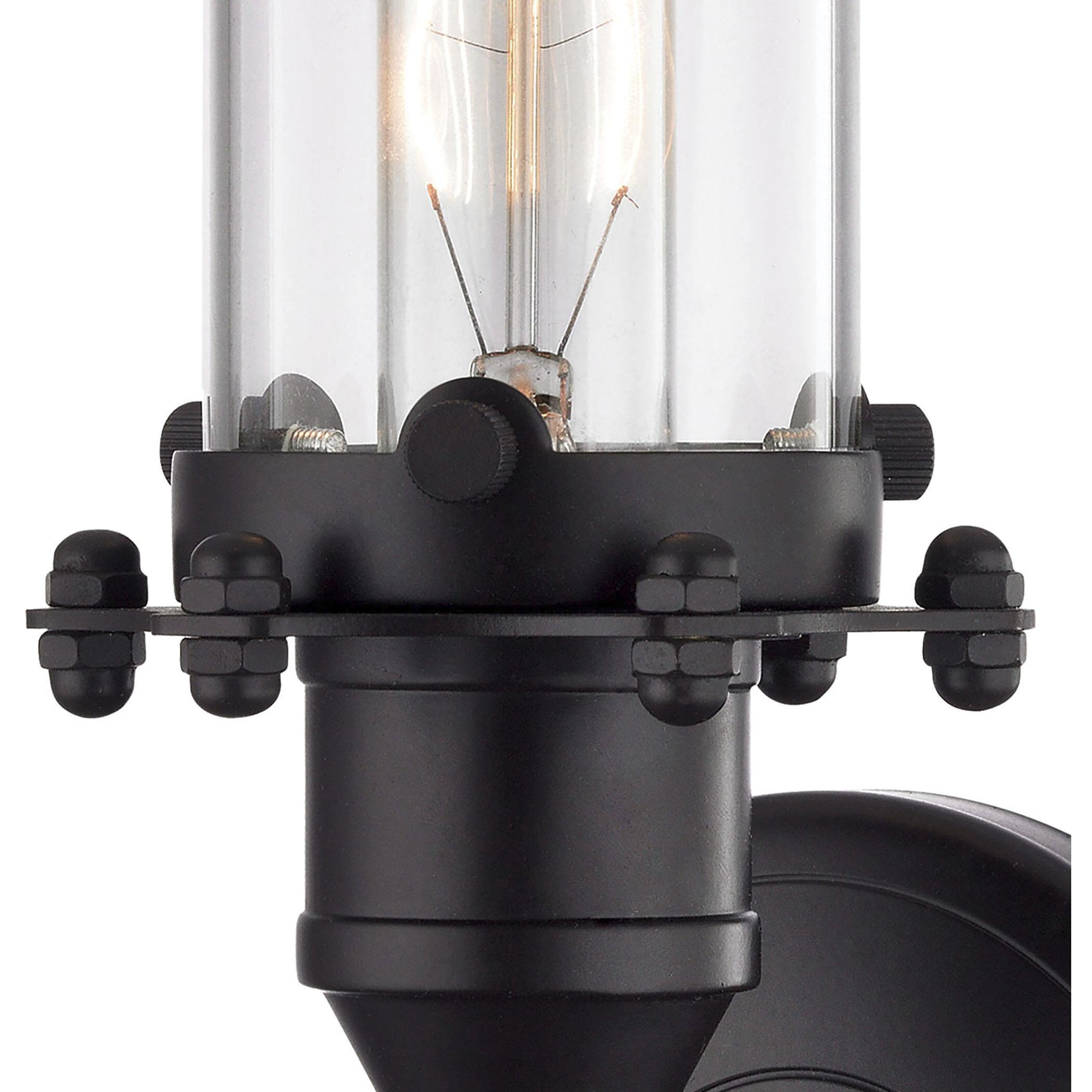 Fulton Sconce Wall Light in Oil Rubbed Bronze