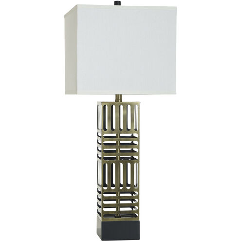 Orion 34.75 inch 100.00 watt Brass and Black Table Lamp Portable Light