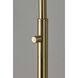 Gio 56 inch 60.00 watt Painted Brass Floor Lamp Portable Light