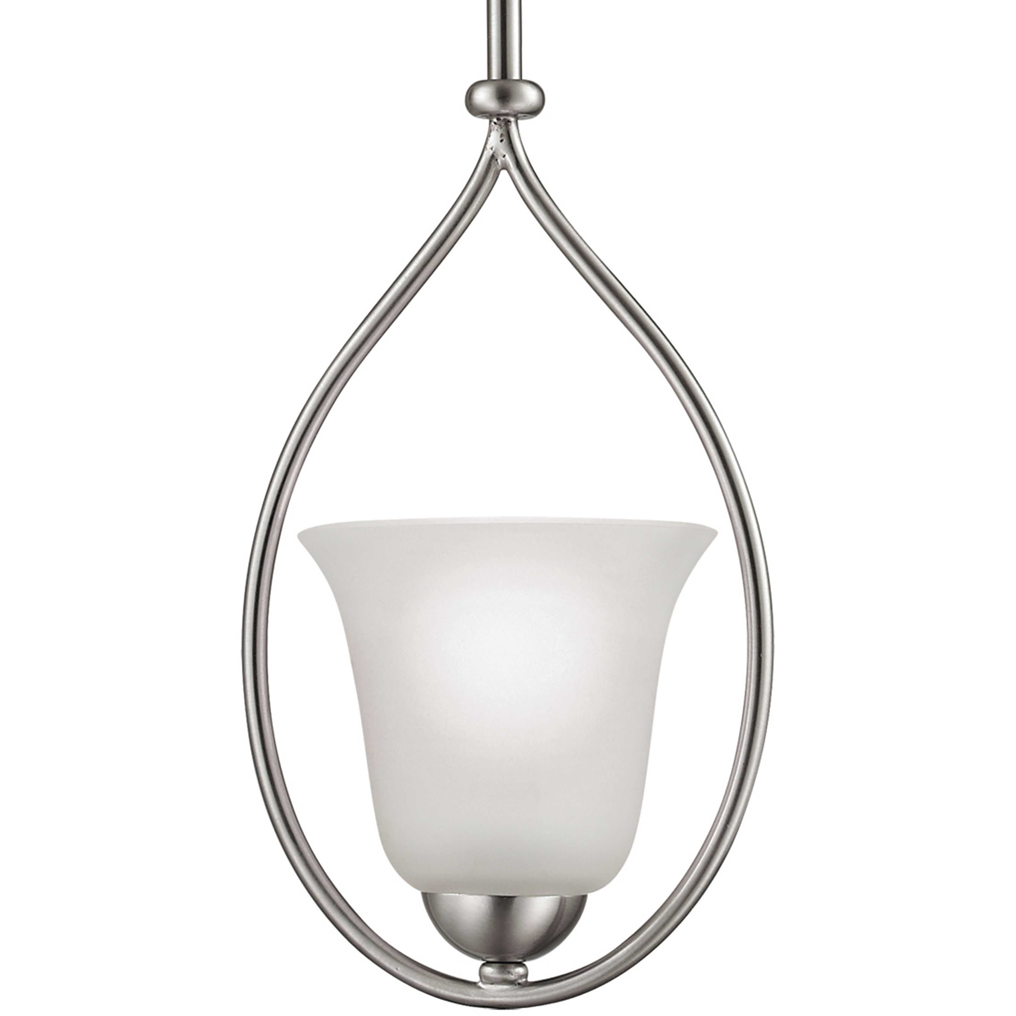 Conway 1 Light 8 inch Brushed Nickel Mini Pendant Ceiling Light