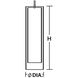 View LED 5 inch Satin Nickel Pendant Ceiling Light