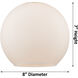 Ballston Athens LED 26 inch White and Polished Chrome Bath Vanity Light Wall Light in Seedy Glass