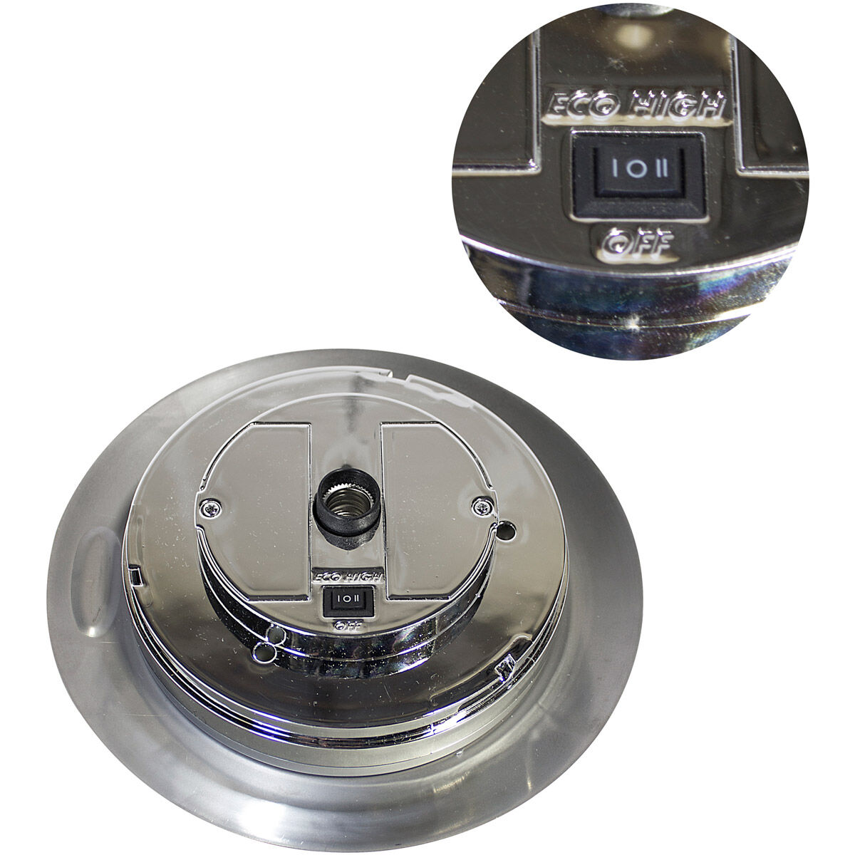 Stainless Steel Bollard 13.00 watt Silver Path Light, Solar