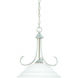 Bella 1 Light 16 inch Brushed Nickel Pendant Ceiling Light