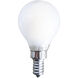 Alva LED G16 E12 4 watt LED Light Bulb, Pack of 3