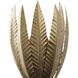 Zanara 1 Light 7.75 inch Brass Kisser Wall Sconce Wall Light