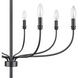 Newland 8 Light 34 inch Matte Black Chandelier Ceiling Light