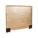 FQ Luxe Gold Slipcovered Headboard