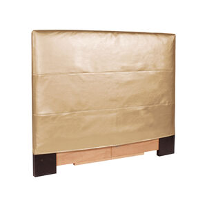 FQ Luxe Gold Slipcovered Headboard