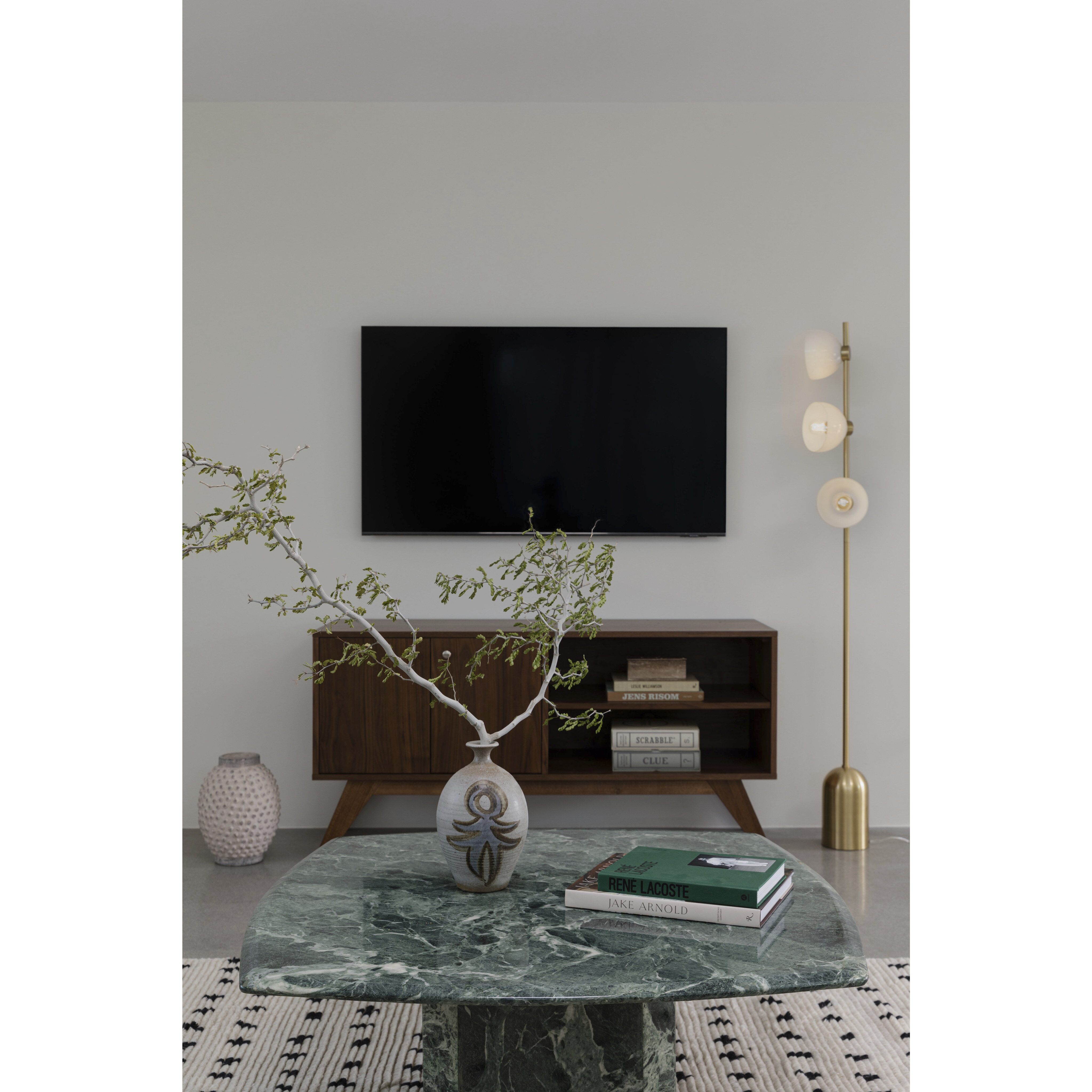 Belle 67 inch 60.00 watt Aged Brass Floor Lamp Portable Light