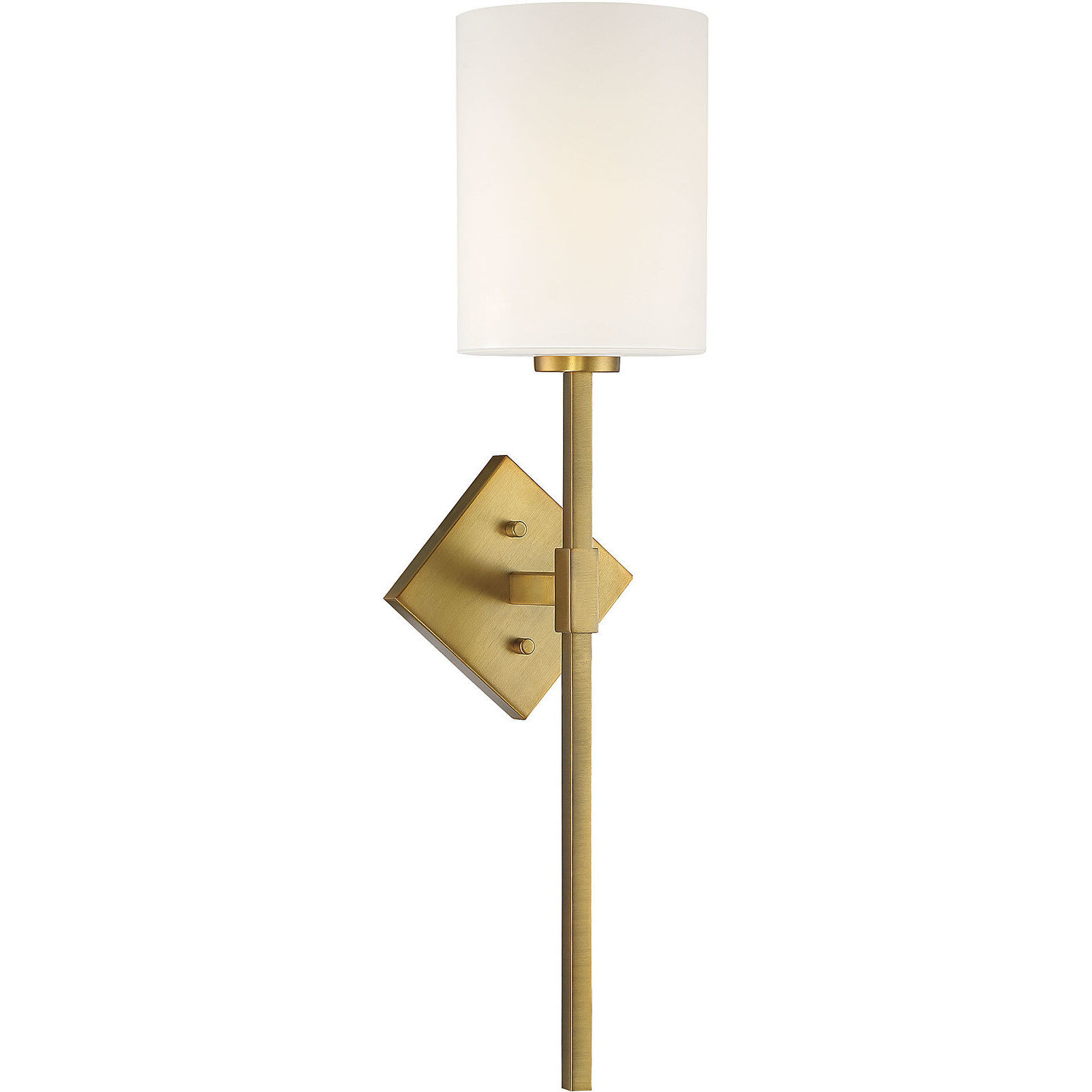 Destin 1 Light 6 inch Warm Brass Wall Sconce Wall Light, Essentials