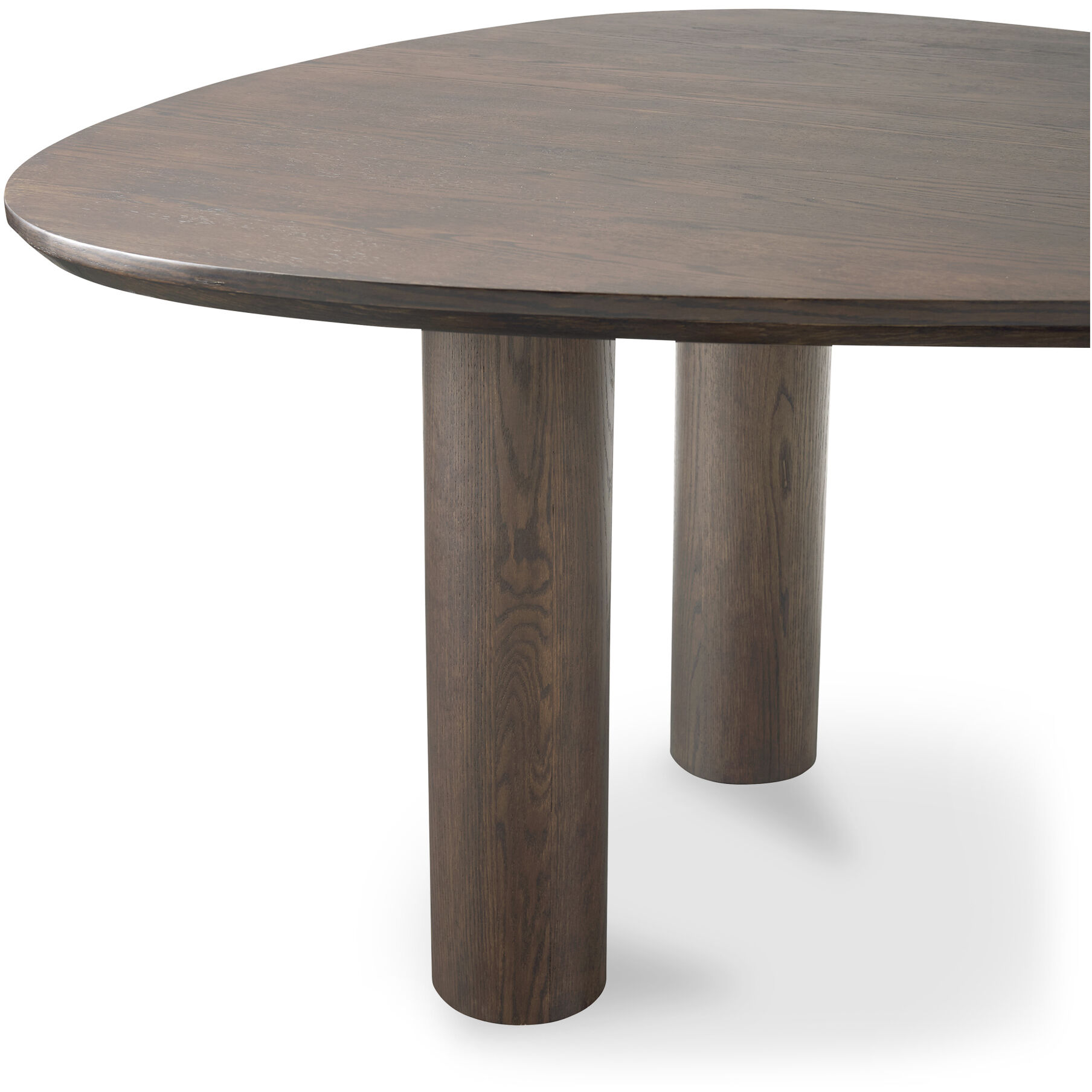 Finley 59.5 X 51.75 inch Dark Brown Dining Table