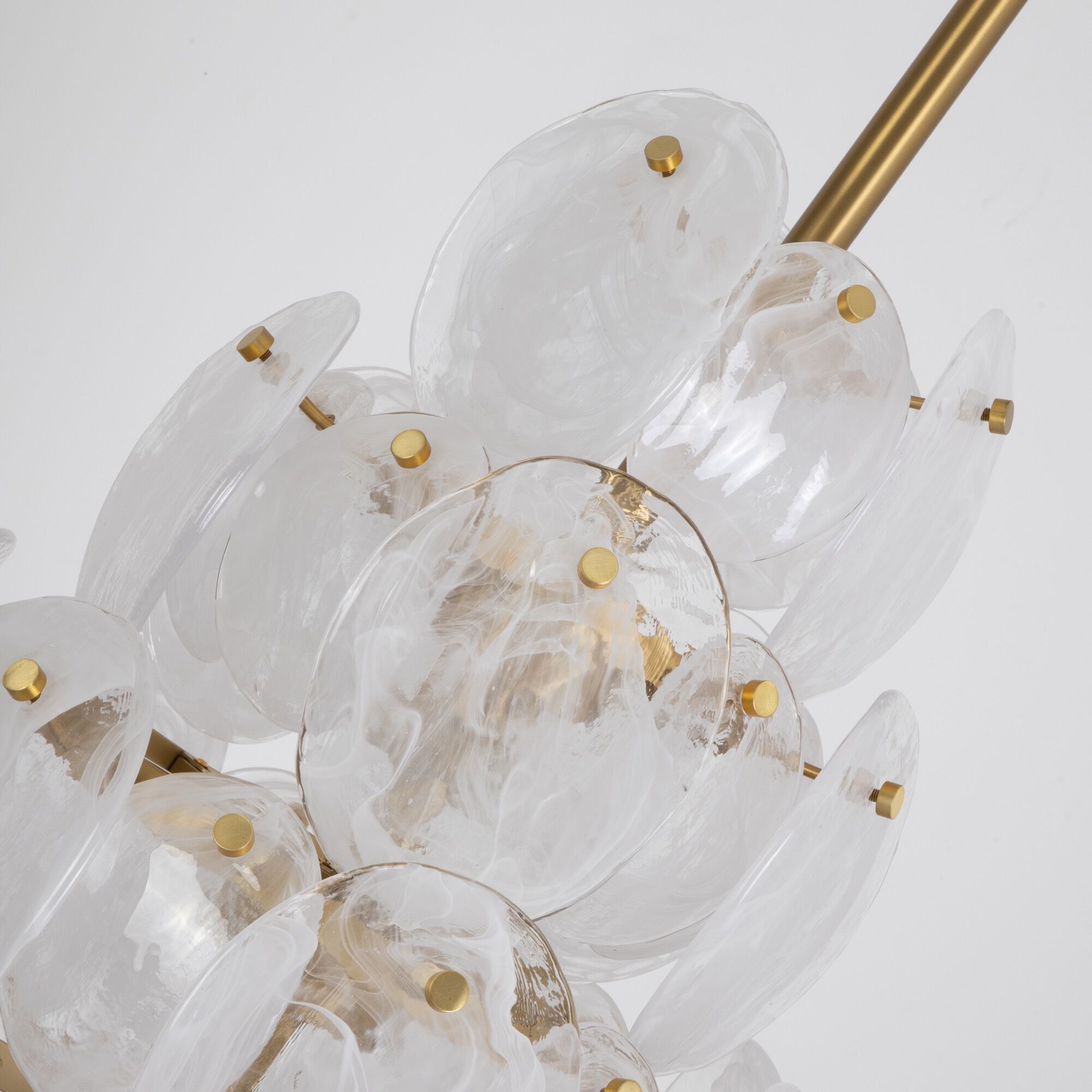 Lily 15 Light 28.03 inch Brushed Brass Chandelier Ceiling Light