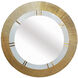 Nolan 36 X 36 inch Gold and White Wall Mirror