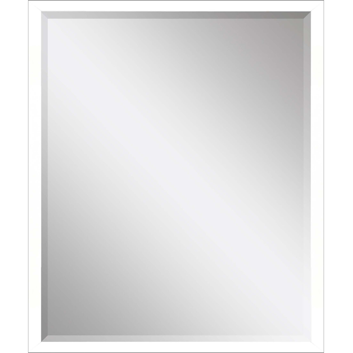 867 Mirror Group 30 X 24 inch White Wall Mirror