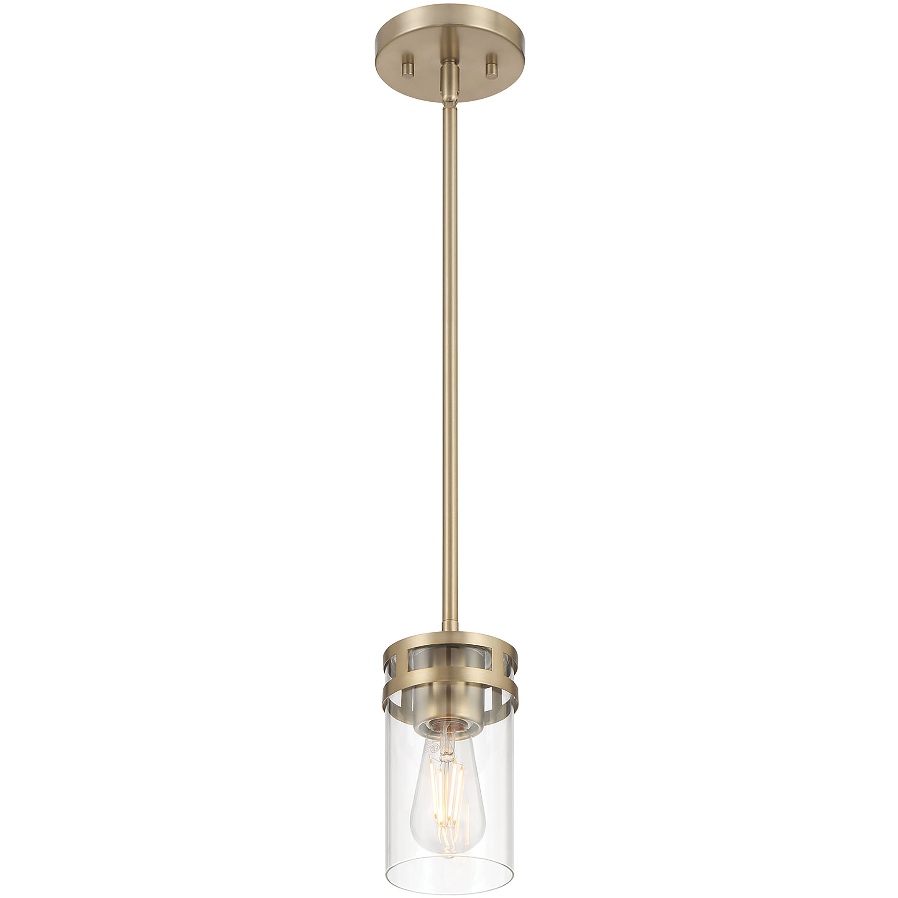 Lunden 1 Light 4 inch Modern Gold Mini Pendant Ceiling Light