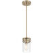 Lunden 1 Light 4 inch Modern Gold Mini Pendant Ceiling Light