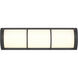 Harper LED 16 inch Matte Black Bathroom Vanity Light Wall Light