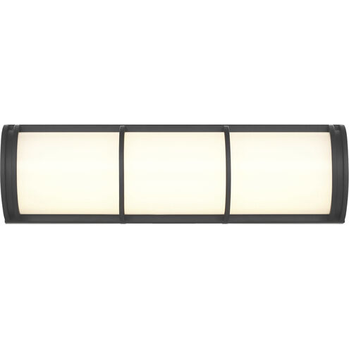 Harper LED 16 inch Matte Black Bathroom Vanity Light Wall Light