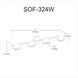 Sofia 4 Light 32 inch Matte Black Vanity Light Wall Light
