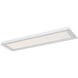 Zurich LED 15 inch White Decorative Flush Linear Ceiling Light