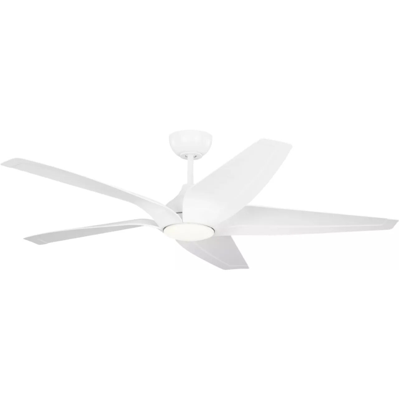 Dellwood 56 inch Matte White Outdoor Ceiling Fan