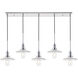 Waltz 5 Light 49 inch Chrome Pendant Ceiling Light