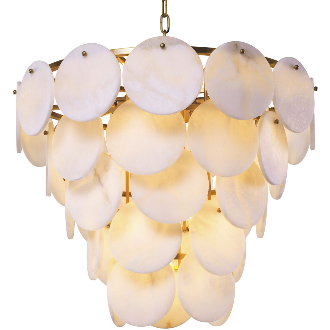 Clementina 9 Light 25.98 inch Antique Brass with Alabaster Chandelier Ceiling Light
