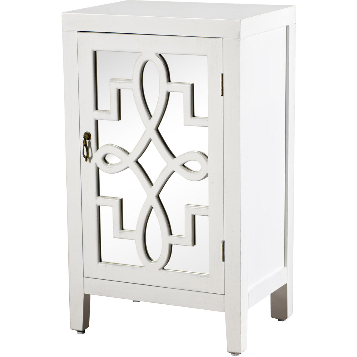 StyleCraft Home Collection AF10418DS Roxie Rose 31 X 18 inch White