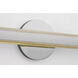 Drew & Jonathan Colt 1 Light 18 inch Chrome Bath Vanity Wall Light