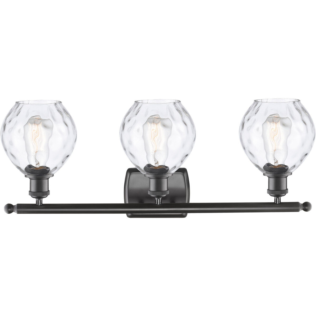 Ballston Small Waverly 3 Light 26 inch Oil Rubbed Bronze Bath Vanity Light Wall Light, Ballston