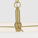 TOB by Thomas O'Brien Danica 6 Light 25 inch Burnished Brass Chandelier Ceiling Light