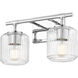 Landon 2 Light 14 inch Chrome Vanity Wall Light