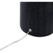 Daher 26 inch 9 watt Black Table Lamp Portable Light