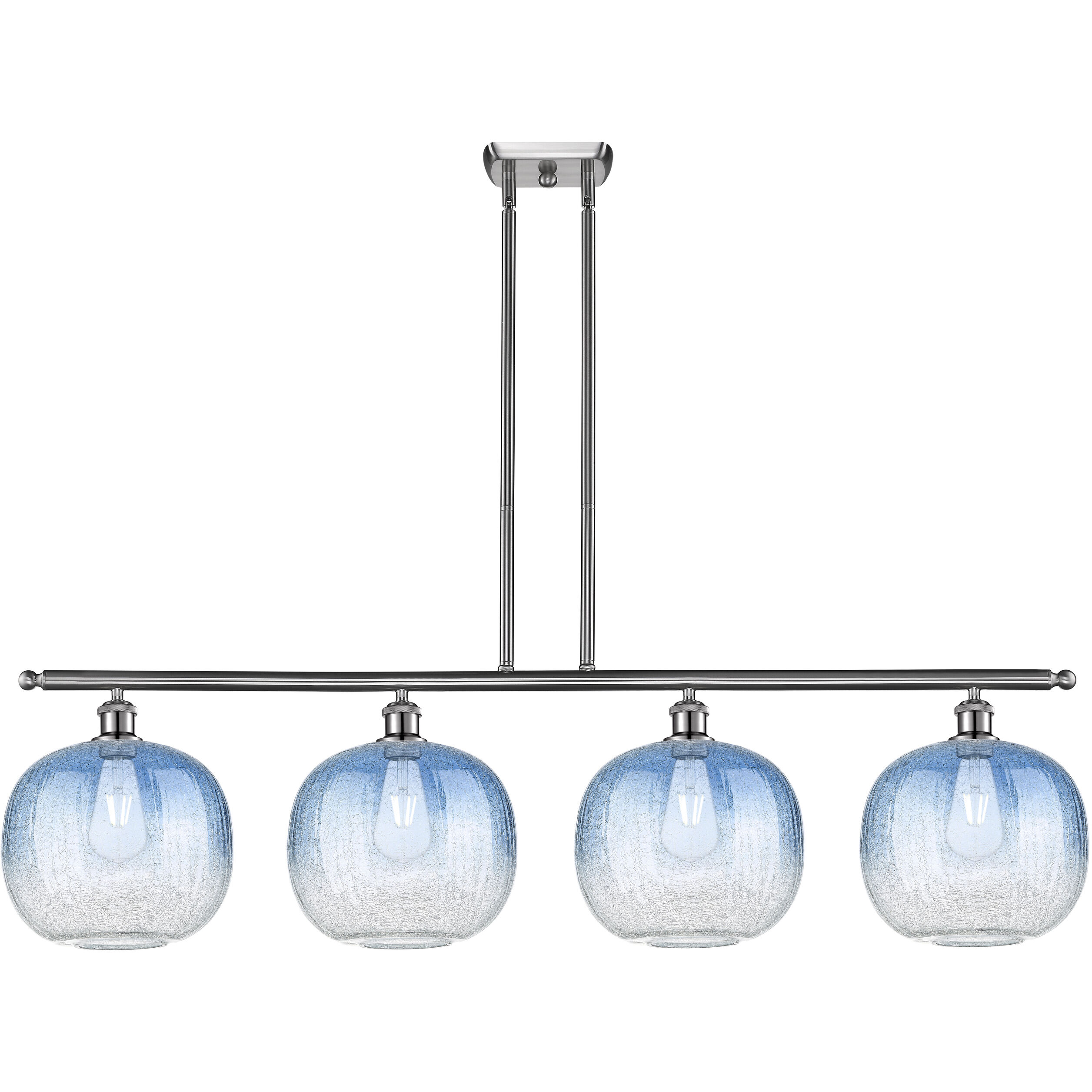 Ballston Brookhaven Sphere 4 Light 48.75 inch Island Light