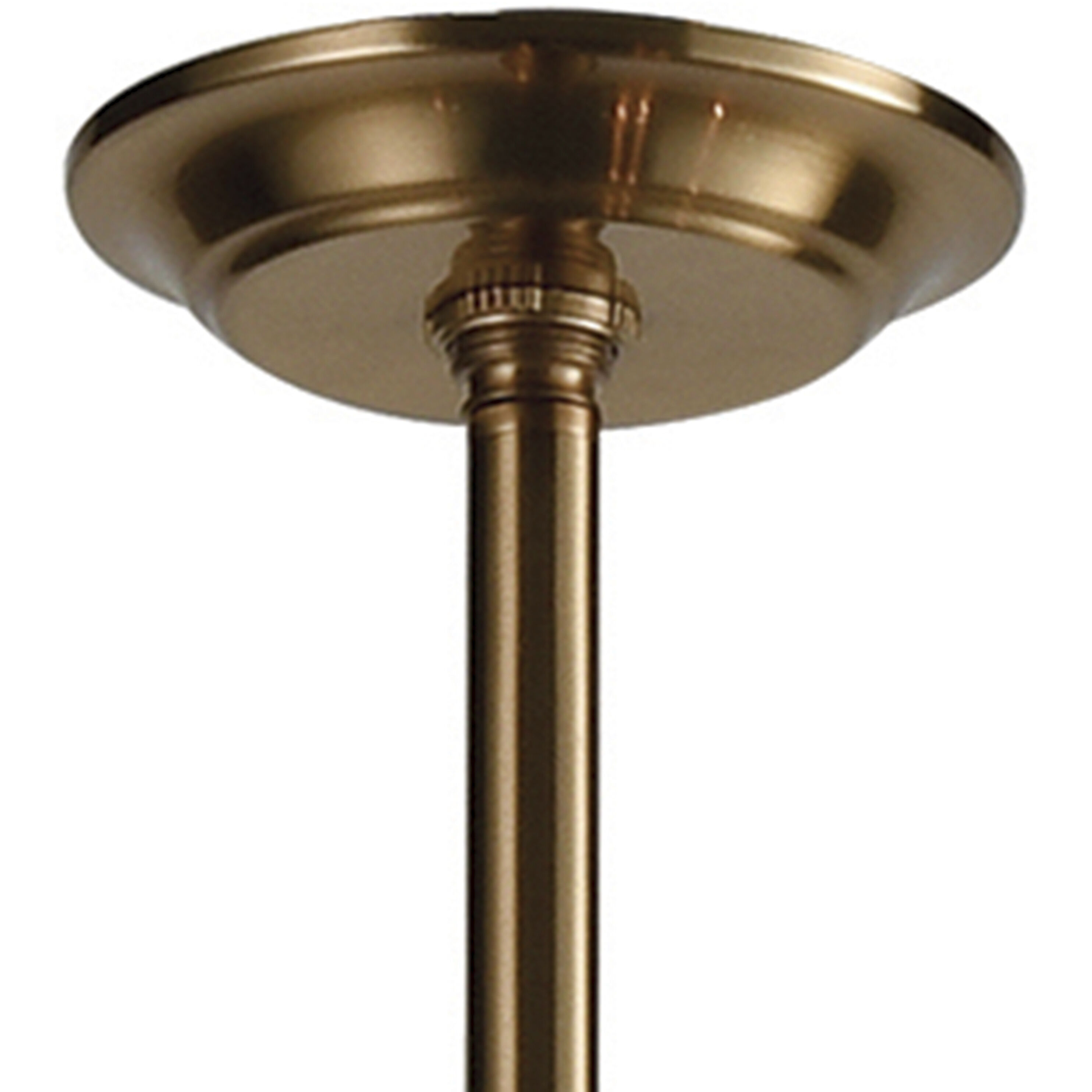 Synapse 9 Light 60 inch Aged Brass Linear Chandelier Ceiling Light