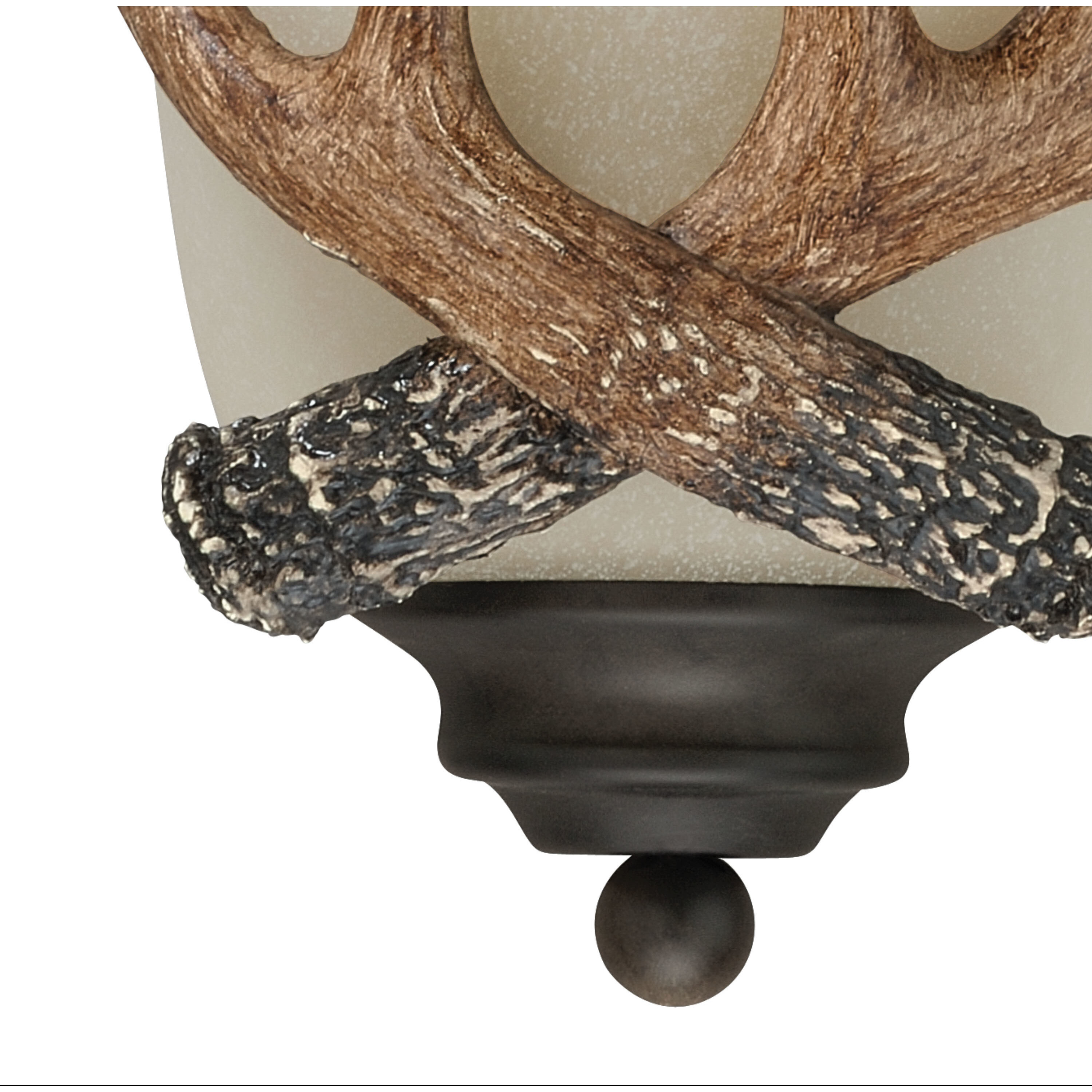 Yoho LED 9 inch Black Walnut Wall Light