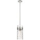 Fontaine 1 Light 5.5 inch Polished Nickel Pendant Ceiling Light