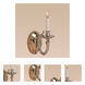 Traditional Brass 1 Light 4 inch Pewter Wall Sconce Wall Light