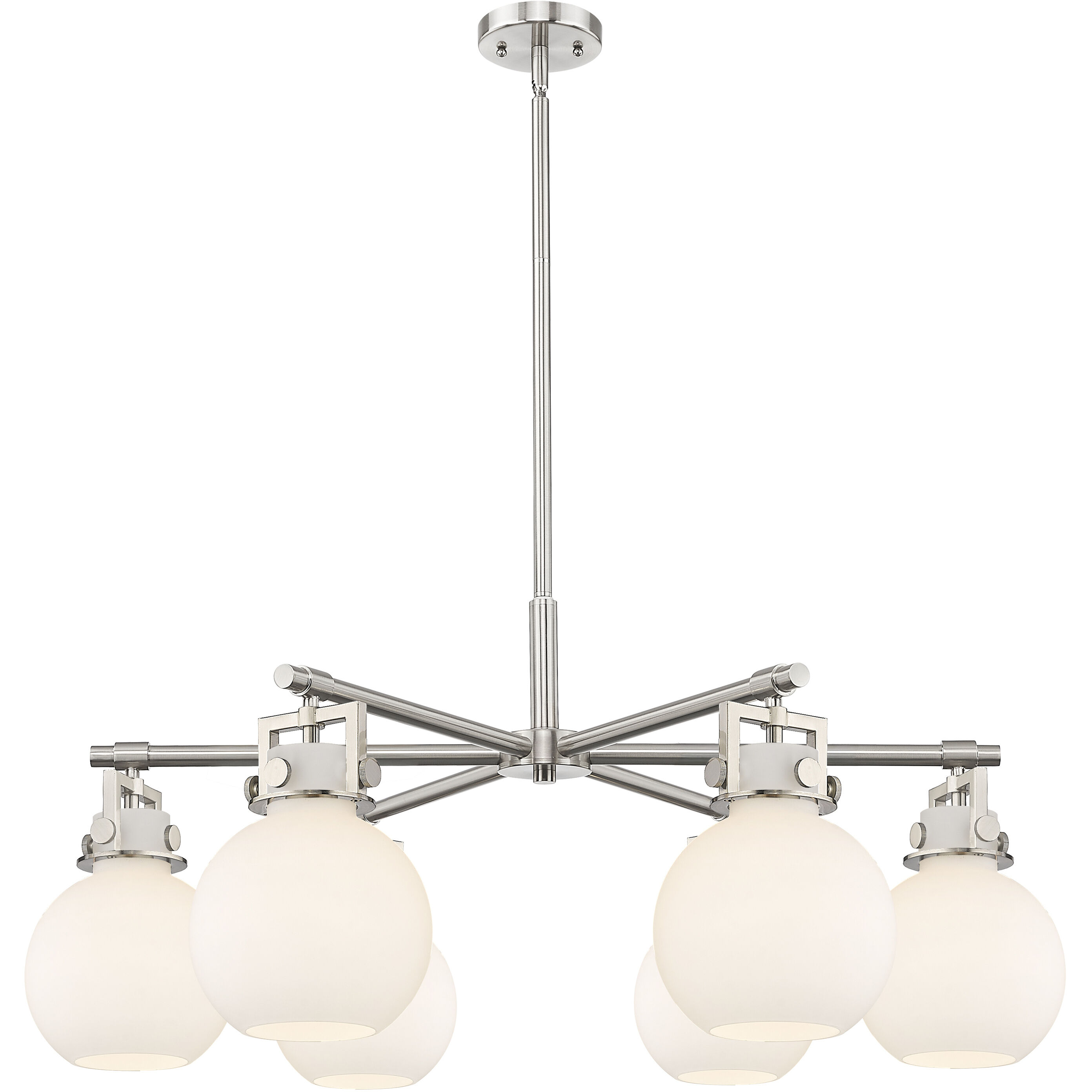 Newton Sphere 6 Light 26.00 inch Chandelier