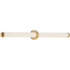 Aqua LED 37 inch Brushed Gold Vanity Light Wall Light