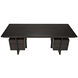 Bridge 84 X 32 inch Ebony Walnut Desk