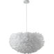 Canada 1 Light 29.5 inch White Chandelier Ceiling Light